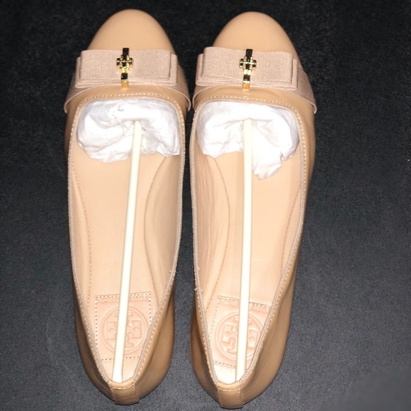 Tory Burch nude flats, brand new w/o tag, leather - Picture 3 of 6